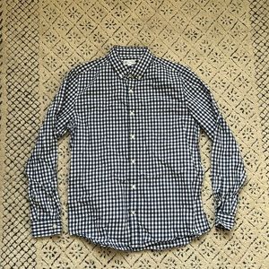 Gap Slim Fit Checkered Button Down
